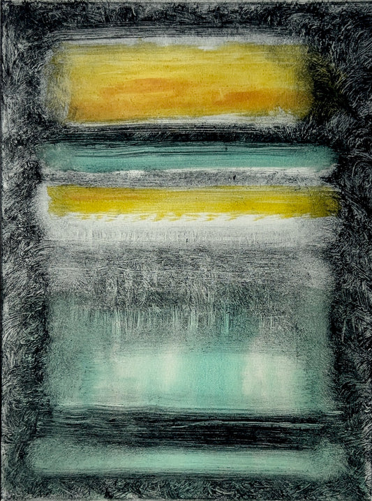 Turquoise Sea Sunrise Abstract, 2024