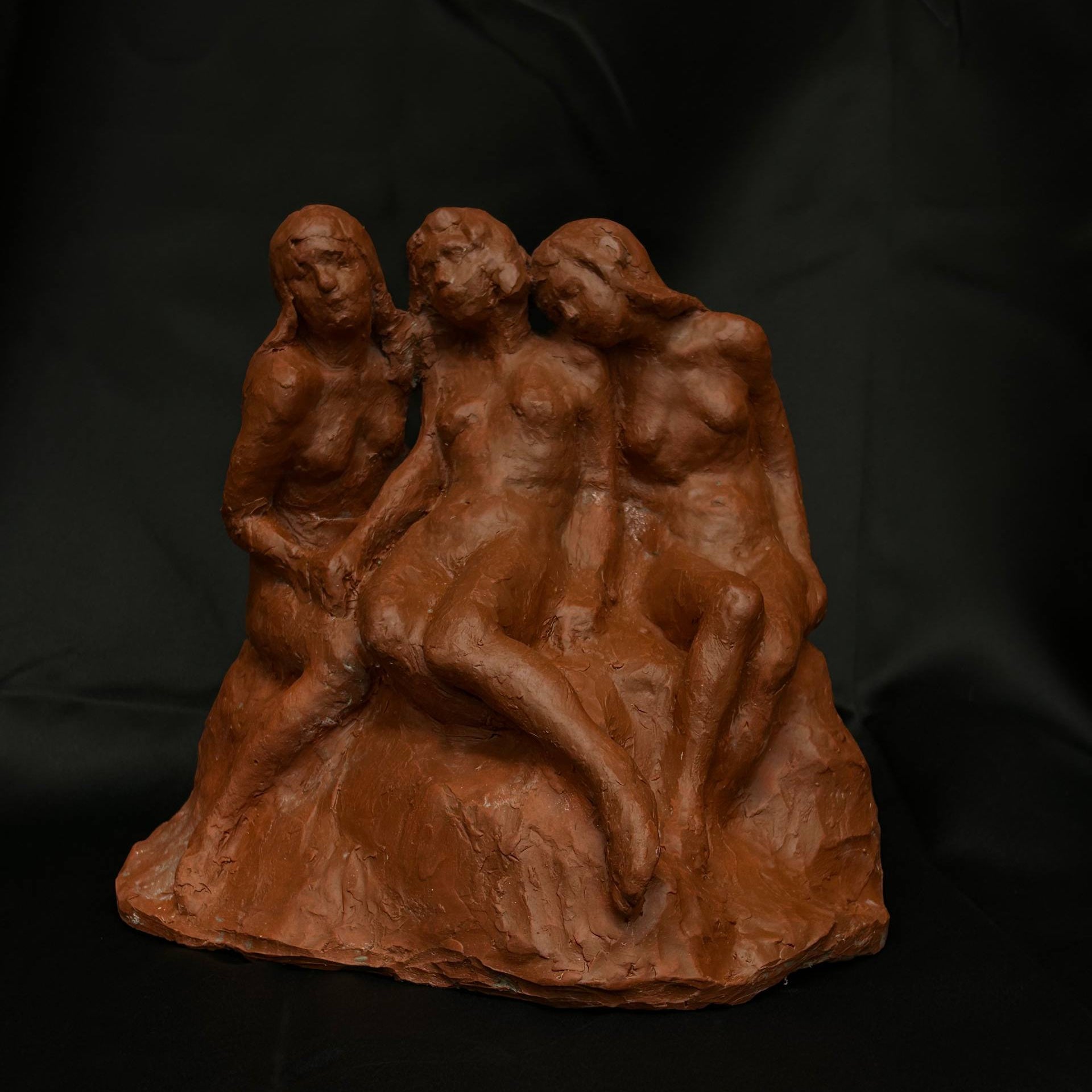 Intuition Terracotta Sculpture by Amalia Zamfir